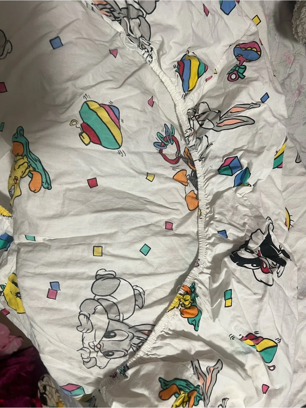 Baby Looney Tunes Crib Quilt Comforter Set with Sheet 3 pieces